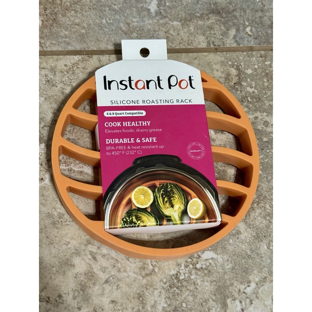 NEW Instant Pot Silicone Roast Lung‎ Rack 6 & 8 Qt Compatible BPA Free